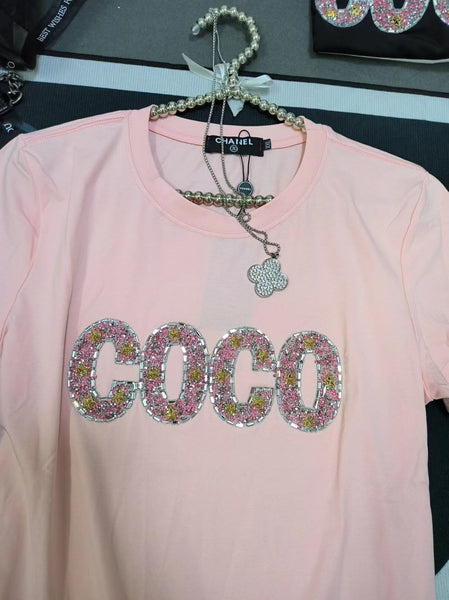 Elegant  Embellished Women Tee