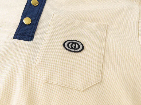 Luxury  Interlocking G Patch Polo