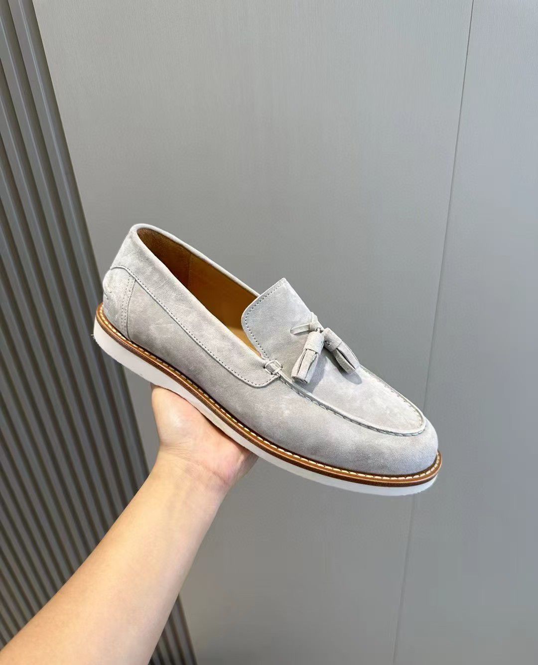 Premium Grey Leandra Snekaers
