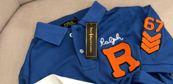 Luxury Embroidered  Bear Polo T-shirt