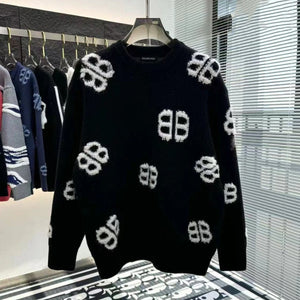 Premium Embroidered Logo Crew-Neck  Pullover