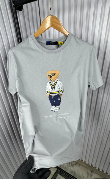 Premium Round Neck Bear Printed Tees
