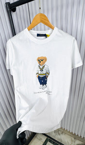 Premium Round Neck Bear Printed Tees