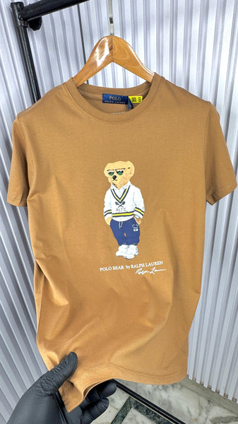 Premium Round Neck Bear Printed Tees