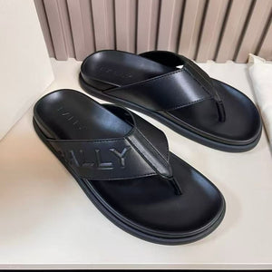Luxury Thong Sandal For men With Embossed Logo