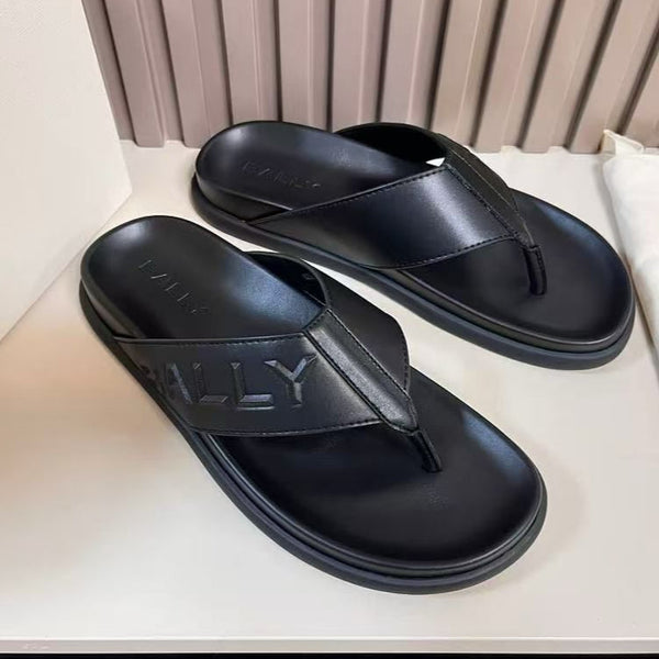 Luxury Thong Sandal For men With Embossed Logo