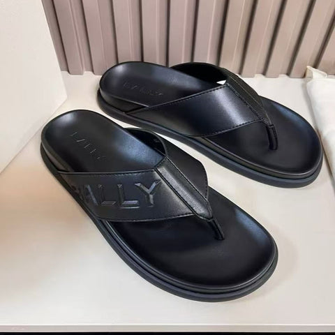 Luxury Thong Sandal For men With Embossed Logo