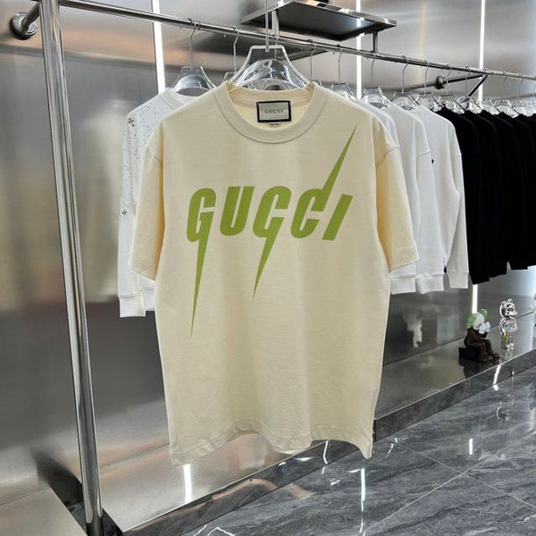 Branded  'Blade' Print  Drop Shoulder T-Shirt
