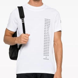 Imported Repeat Logo Drop shoulder T-shirt