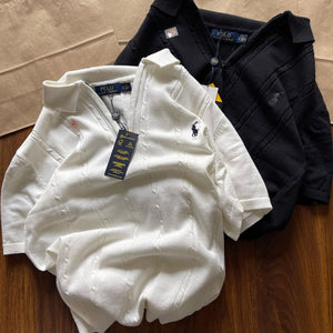 Luxury Knitted Polo T-shirt