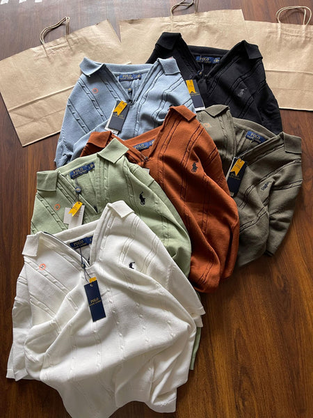 Luxury Knitted Polo T-shirt