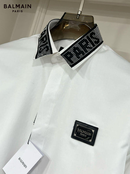 Premium Full Sleeve With Embellished  Collar Shirt