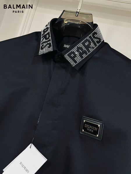 Premium Full Sleeve With Embellished  Collar Shirt