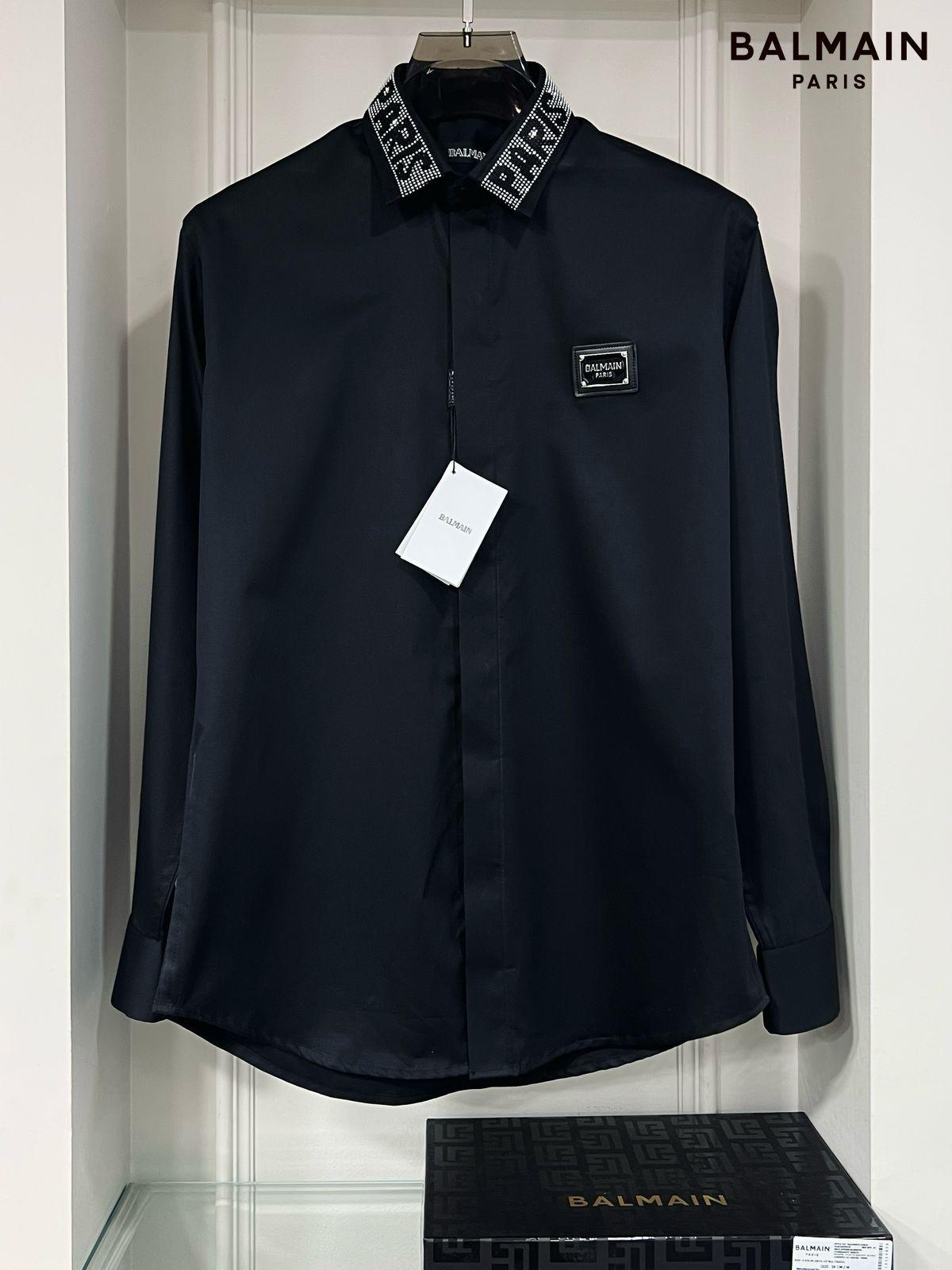 Premium Full Sleeve With Embellished  Collar Shirt