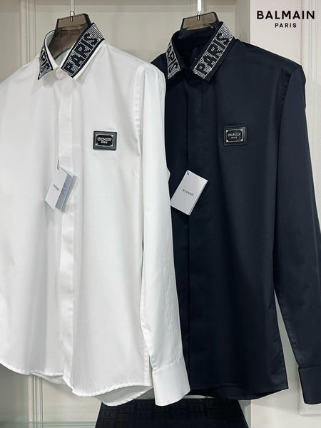 Premium Full Sleeve With Embellished  Collar Shirt