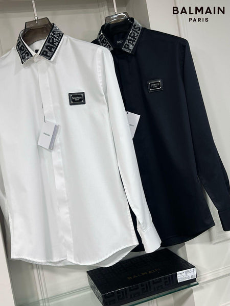 Premium Full Sleeve With Embellished  Collar Shirt