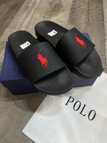 Men Black Signature Logo  Slide