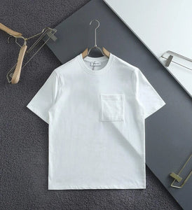 Branded Round Neck T-shirt With  Pocket