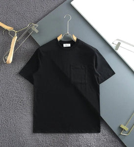 Branded Round Neck T-shirt With  Pocket