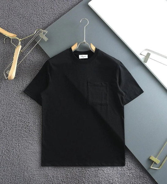 Branded Round Neck T-shirt With  Pocket