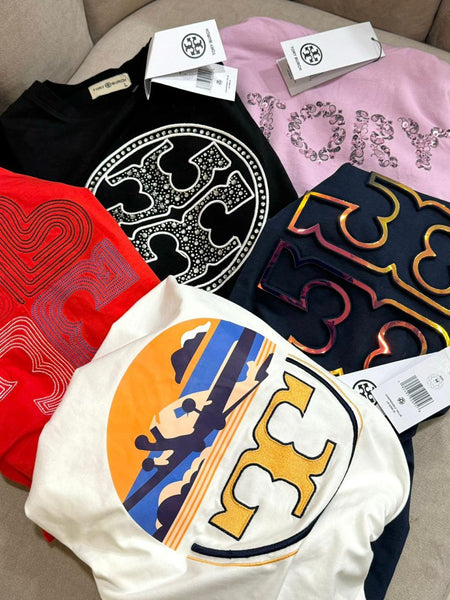 Imported  Logo Patch T-Shirt For Women