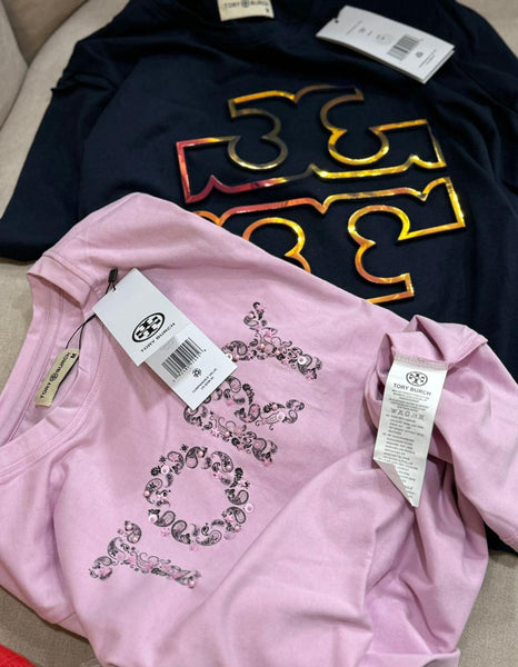 Imported  Logo Patch T-Shirt For Women