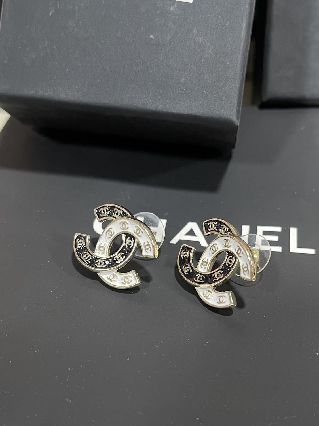 Premium Branded CC Bow   Earrings