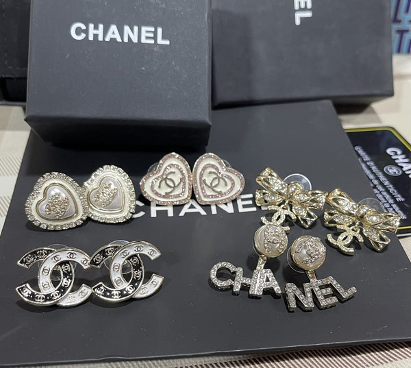 Premium Branded CC Bow   Earrings