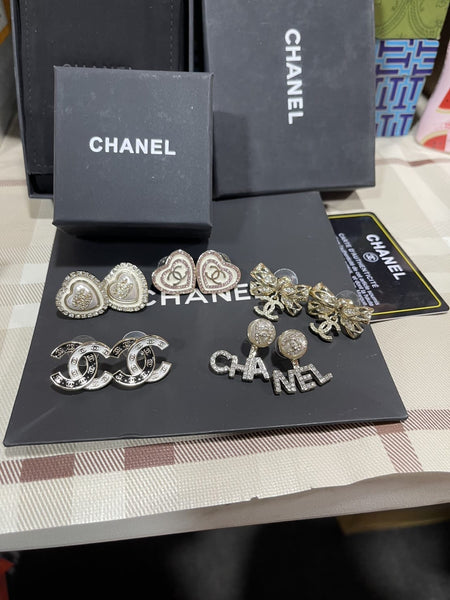 Premium Branded CC Bow   Earrings