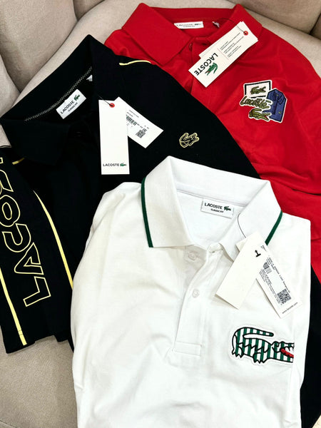 Premium  Movement Polo Shirt Patched Crocodile Logo