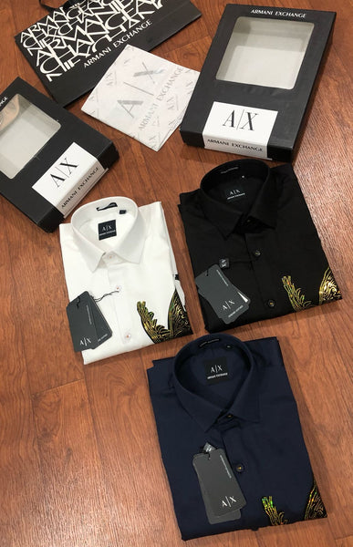 Luxury Embellished Eagle  Shirt