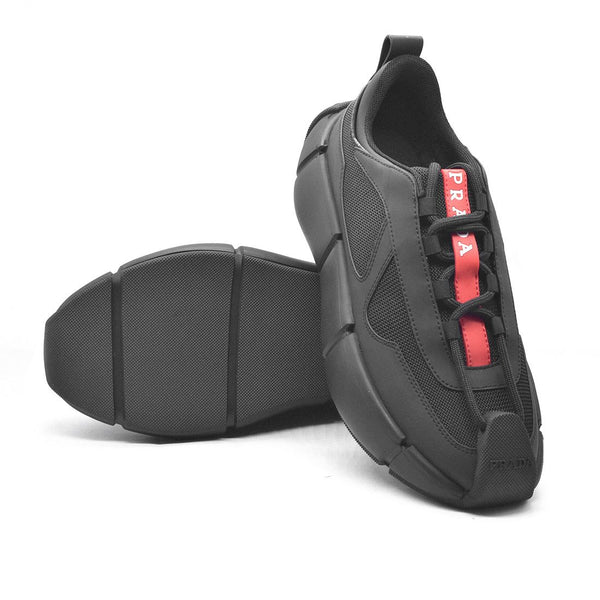 Premium Black  Mesh & Elegant  Sneakers For Men