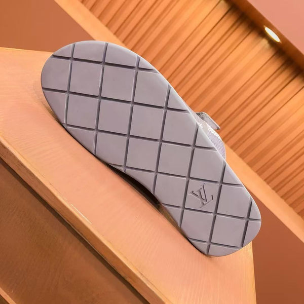 Premium Damier canvas Venice Mule Sandal