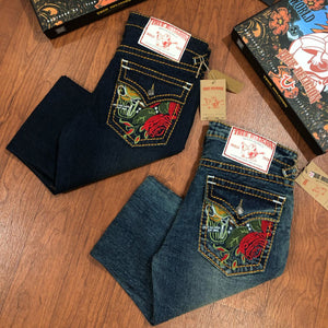 Premium Boot Cut Rope Work  Denim For Men