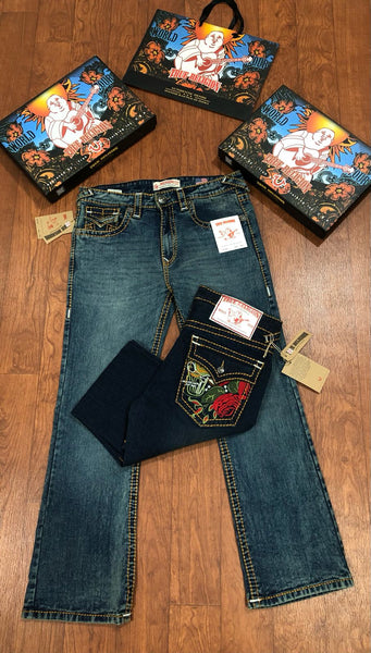 Premium Boot Cut Rope Work  Denim For Men