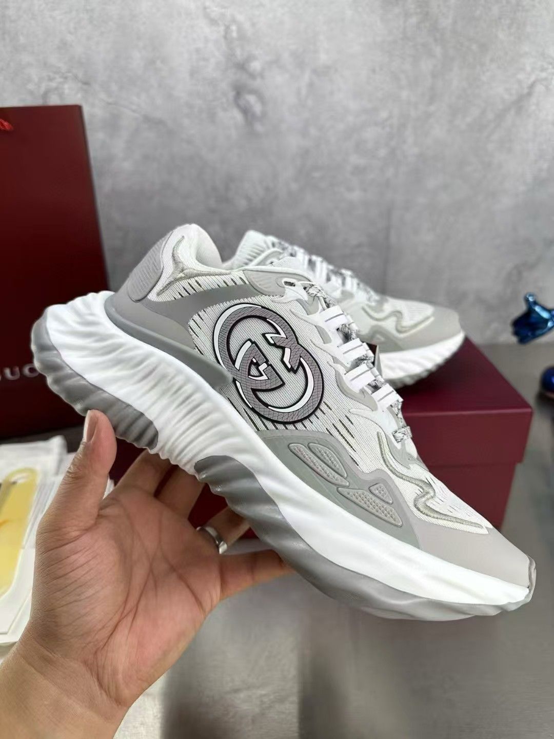 Premium Men's Brande  Ripple trainer Sneakers