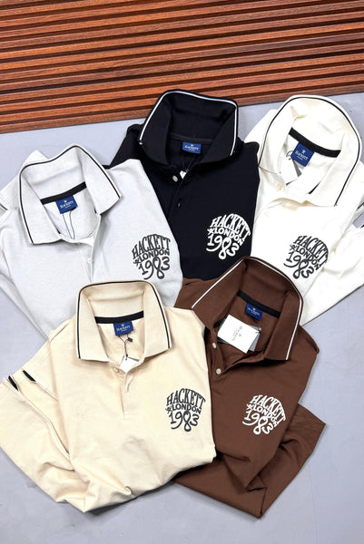 premium Branded  Polo T-shirt with Graphic Print