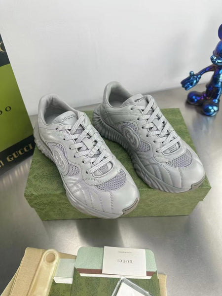 Premium Grey Sneakers with Logo