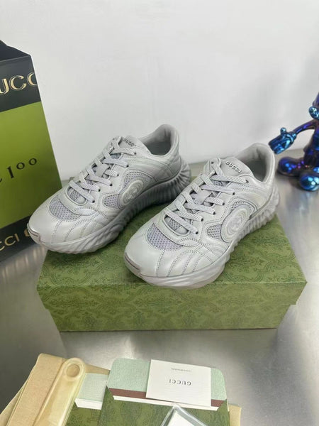 Premium Grey Sneakers with Logo