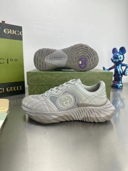 Premium Grey Sneakers with Logo