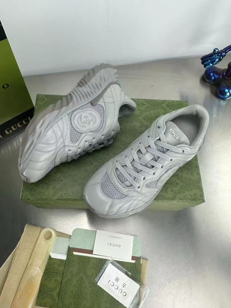 Premium Grey Sneakers with Logo