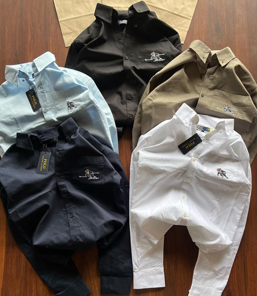 Premium Men Classic Fit Polo Bear Shirt