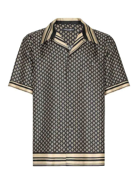 Premium Short Silk Button-up Shirt