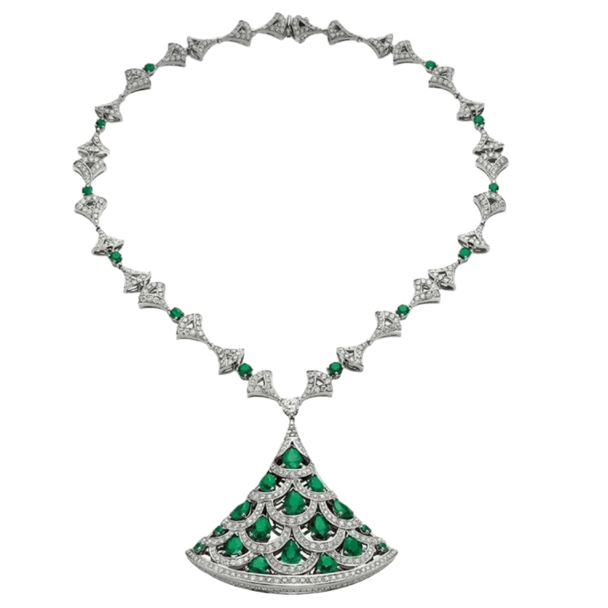 Luxury  Emeralds Necklace