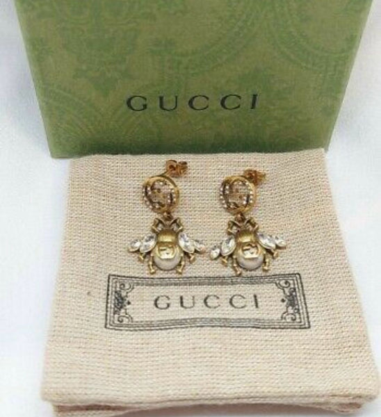 Luxury Bee earrings with Interlocking G