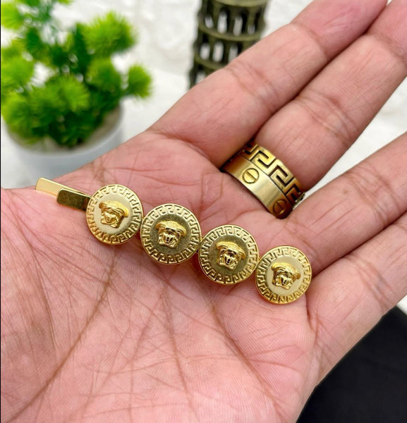 Luxury Medusa Tribute Hair Clip