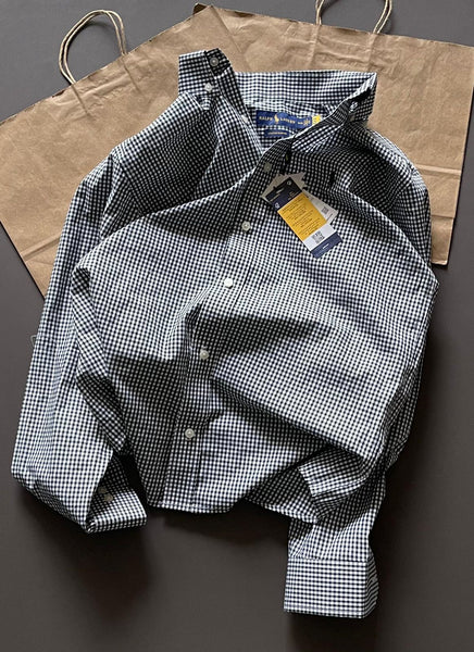 Premium Check Print With Embroidery Logo Shirt