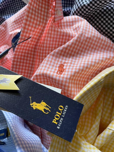 Premium Check Print With Embroidery Logo Shirt