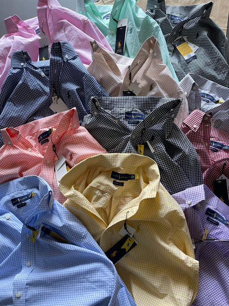 Premium Check Print With Embroidery Logo Shirt