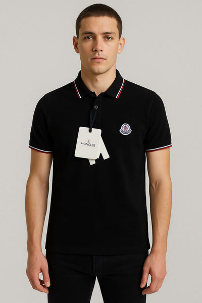 Premium Embroidered Patch Polo T-shirt